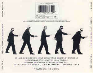 Genesis - Live / The Way We Walk (Volume One: The Shorts) (CD, Album)