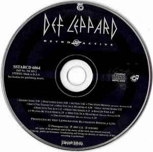 Def Leppard - Retro Active (CD, Album)
