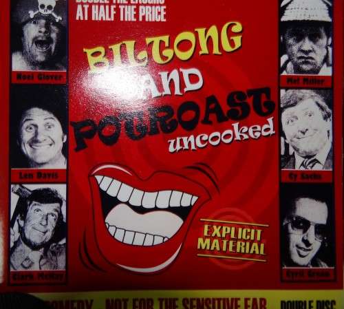 Biltong & Potroast 2 CD**Non Music Raw Comedy