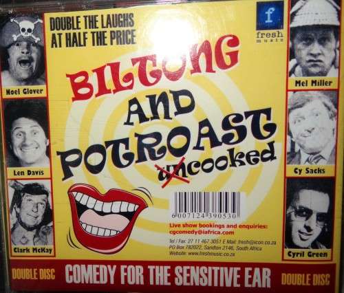 Biltong & Potroast 2 CD**Non Music Raw Comedy