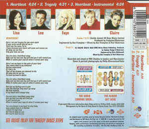 Steps - Heartbeat / Tragedy (CD, Single)
