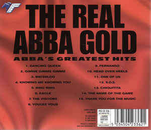 The Real Abba Gold - ABBA's Greatest Hits (CD, Comp)