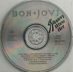 Bon Jovi - Slippery When Wet (CD, Album, RE)