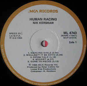 Nik Kershaw - Human Racing (LP, Album)