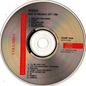 Toto - Past To Present 1977-1990 (CD, Comp)