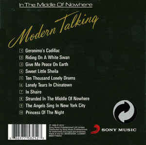 Modern Talking - In The Middle Of Nowhere - The 4th Album (CD, Album, RE, Car)