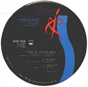 Pink Floyd - A Collection Of Great Dance Songs (LP, Comp, RP)