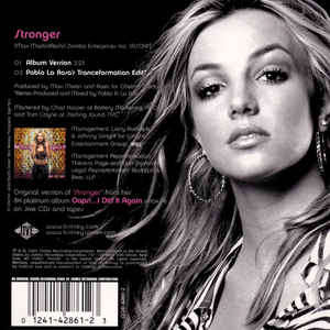 Britney Spears - Stronger (CD, Single)