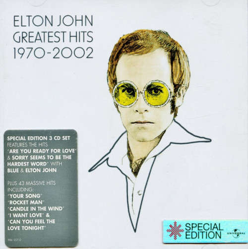 Elton John - Greatest Hits 1970-2002 (3xCD, Comp, RM, S/Edition)
