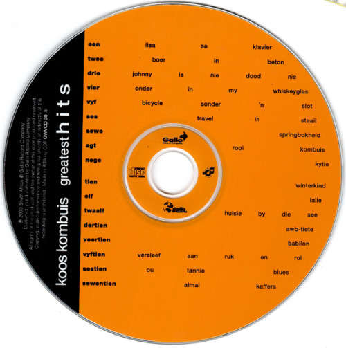 Koos Kombuis - Greatest Hits (CD, Comp)