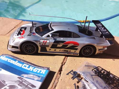 1998 Tamiya Mercedes CLK-GTR (58214) - 1/10th Scale Radio Control 4WD High Performance Racing Car