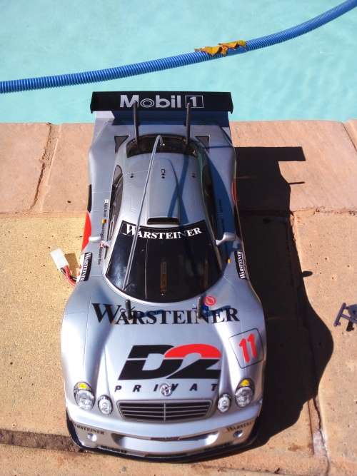 1998 Tamiya Mercedes CLK-GTR (58214) - 1/10th Scale Radio Control 4WD High Performance Racing Car