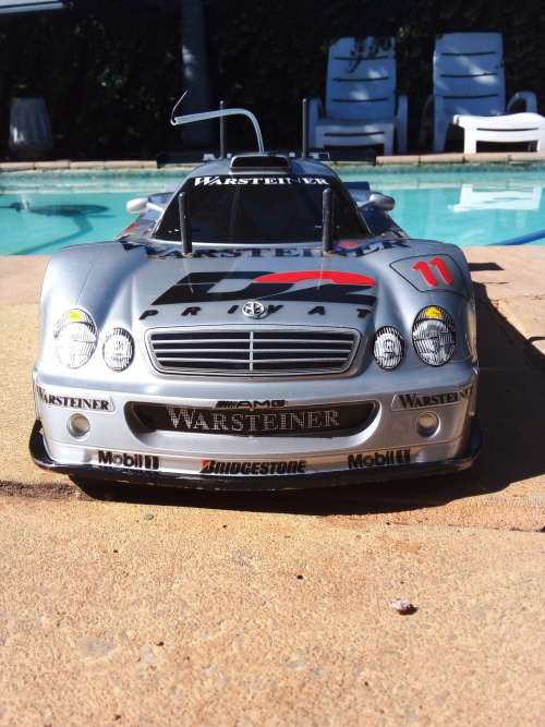 1998 Tamiya Mercedes CLK-GTR (58214) - 1/10th Scale Radio Control 4WD High Performance Racing Car