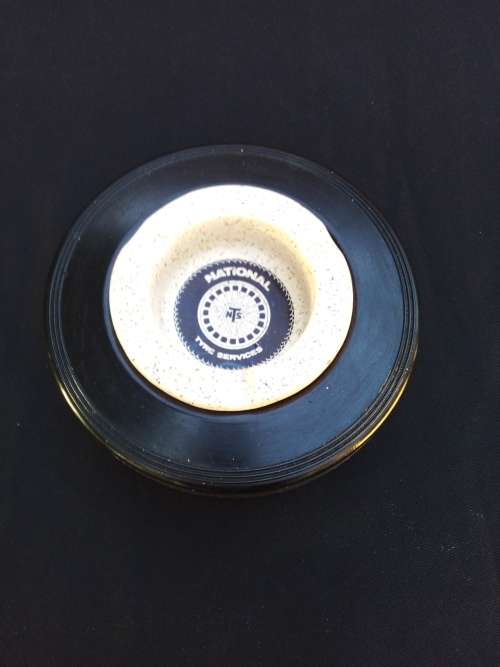 A vintage NATIONAL TYRE SERVICES - tyre ashtray - 100% Original