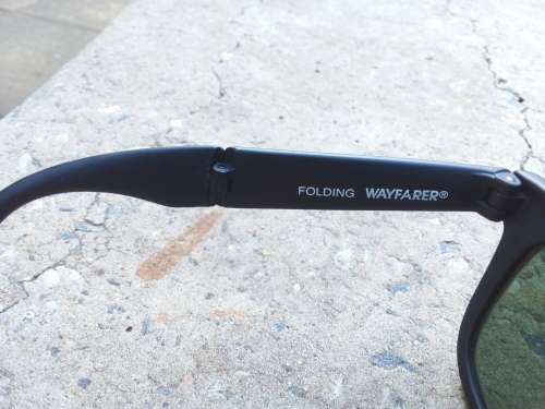 RAY-BAN RB4105 WAYFARER FOLDING 601 - W0670 - SUNGLASSES - LIKE NEW