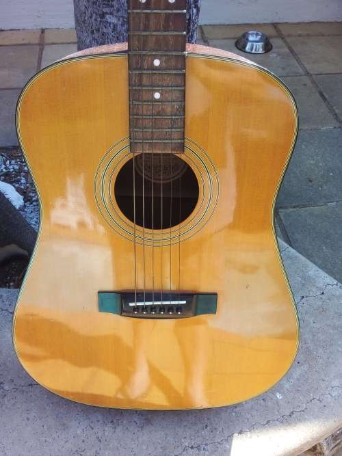 Vintage 1981 HONDO Model H 38N Acoustic 6 String Guitar - AMAZING CONDITION