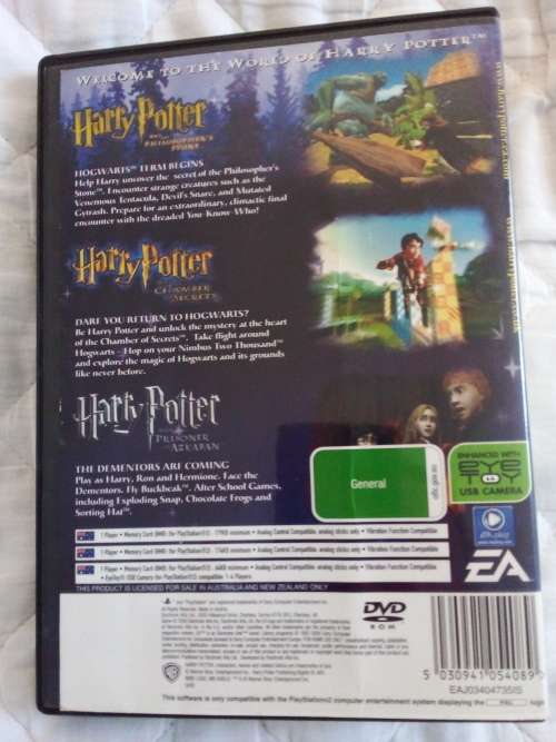 PS2 HARRY POTTER COLLECTION / BID TO WIN - 3 X GAMES