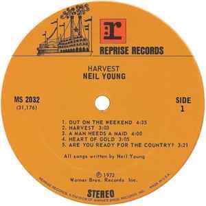 Neil Young - Harvest (LP, Album, Ter)