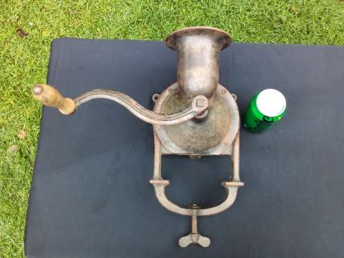 Vintage Kenrick no 4 cast iron coffee grinder  - 100% Working - Change Coarse to Fine