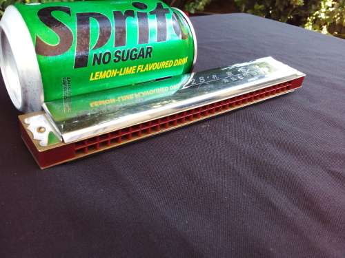Vintage 28 HOLE WIDE RANGE HARMONICA - MADE IN JAPAN
