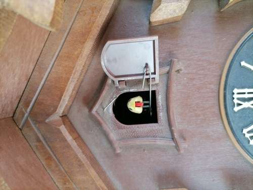 BLACK FOREST CUCKOO CLOCK IS EXTREMELY LARGE - 100% COMPLETE AND WORKING - MADE IN WESTERN GERMANY