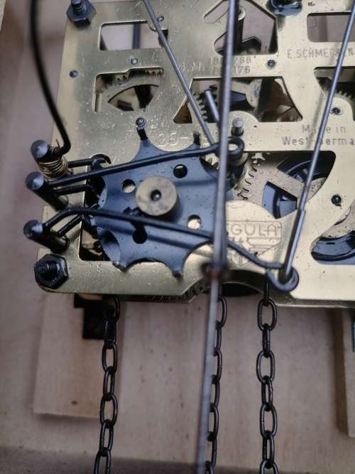 BLACK FOREST CUCKOO CLOCK IS EXTREMELY LARGE - 100% COMPLETE AND WORKING - MADE IN WESTERN GERMANY
