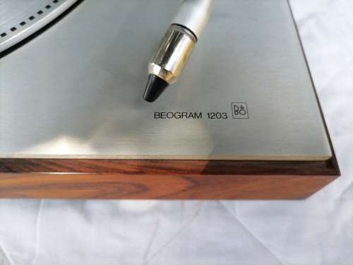BANG & OLUFSEN - TURNTABLE BEOGRAM MODEL 1203 - BEOMASTER 1100 - MADE IN DENMARK - 100% WORKING