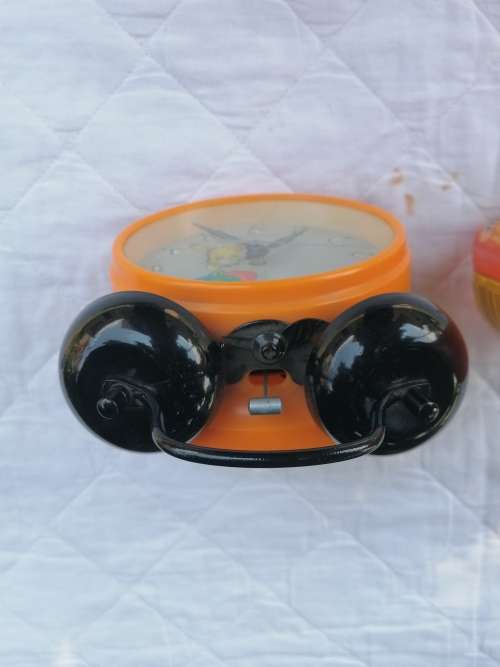 VERY RARE !!! GARFIELD 1978 WIND-UP CLOCK - 100% WORKING