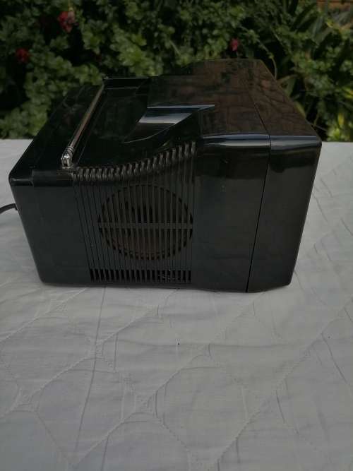 VINTAGE - TEDELEX - ACN-7205 5` Black/White Mini Television AND Radio - 100% WORKING