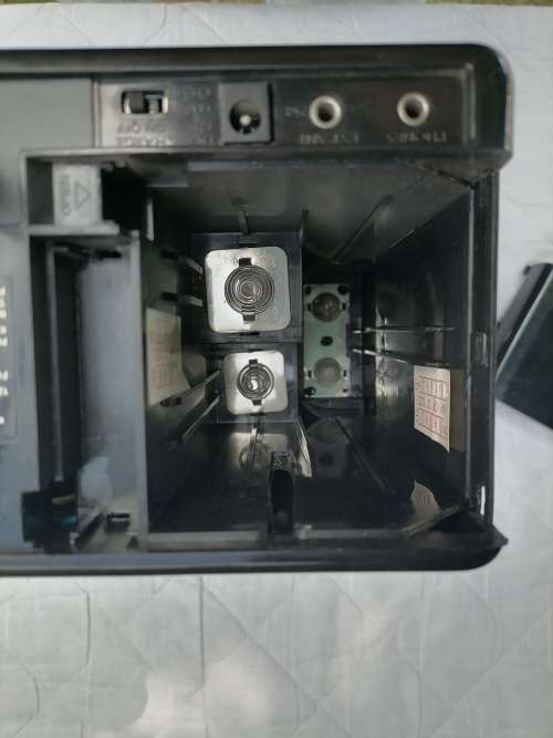 VINTAGE - TEDELEX - ACN-7205 5` Black/White Mini Television AND Radio - 100% WORKING