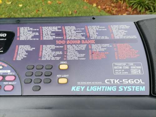CASIO CTK-560L 100 SONGBANK KEYBOARD - 61 FULL-SIZE KEYS - 100 TONES - 100 RHYTHMS - 100% COMPLETE