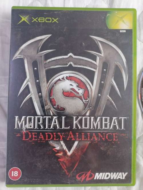VINTAGE - Xbox Mortal Kombat Deadly ALLIANCE - MADE IN UK - PAL - MINT CONDITION - NO SCRATCHES