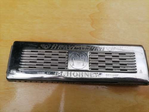 VINTAGE ROSEN GERMAN AUTOHARP - BRAVLALPINI M.HOHNER HARMONICA MADE IN GERMANY - 1 X HARMONICA