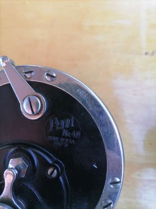 2 x Vintage PENN NO 49 SUPER MARINER DEEP SEA SALTWATER FISHING REEL - PENN JIGMASTER 500 SALTWATER