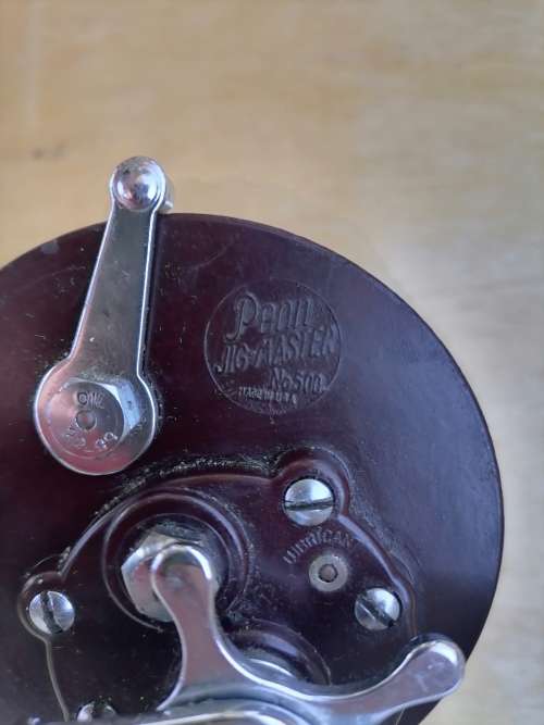 2 x Vintage PENN NO 49 SUPER MARINER DEEP SEA SALTWATER FISHING REEL - PENN JIGMASTER 500 SALTWATER