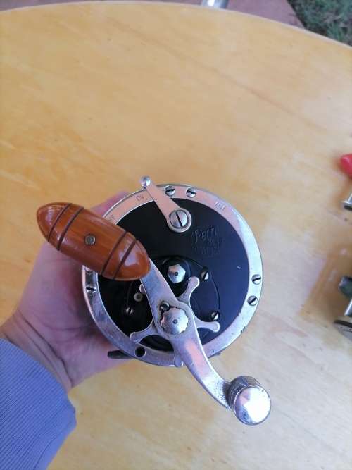 2 x Vintage PENN NO 49 SUPER MARINER DEEP SEA SALTWATER FISHING REEL - PENN JIGMASTER 500 SALTWATER