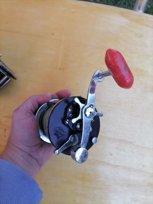 2 x Vintage PENN NO 49 SUPER MARINER DEEP SEA SALTWATER FISHING REEL - PENN JIGMASTER 500 SALTWATER