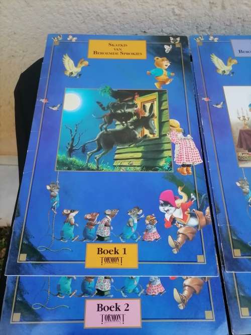 5 BOOKS - The Great Fairy Tales Treasure Chest ~ SKATKIS VAN BEROEMDE SPROKIES - AMAZING CONDITION