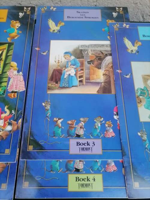 5 BOOKS - The Great Fairy Tales Treasure Chest ~ SKATKIS VAN BEROEMDE SPROKIES - AMAZING CONDITION