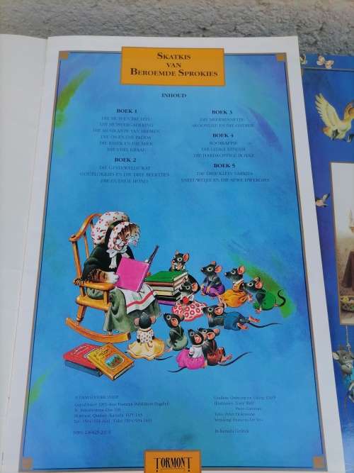 5 BOOKS - The Great Fairy Tales Treasure Chest ~ SKATKIS VAN BEROEMDE SPROKIES - AMAZING CONDITION