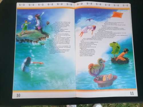 Robin Hood/Peter Pan story-telling pictorial book 1992 Tormont Canada JANE BRIERLEY - 2 BOOKS