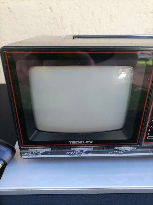 Tedelex ACN-6030 125MM BLACK AND WHITE TV WITH RADIO -  100% WORKING