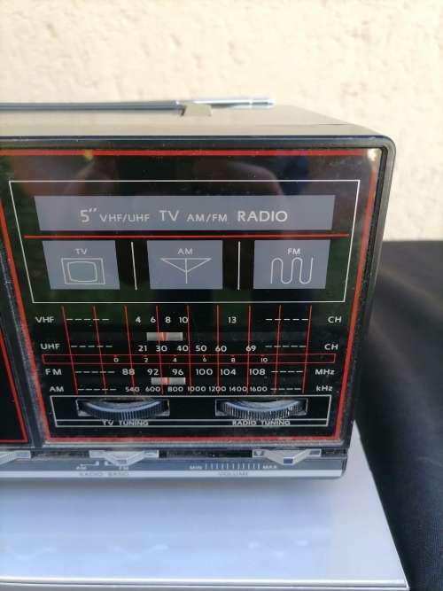 Tedelex ACN-6030 125MM BLACK AND WHITE TV WITH RADIO -  100% WORKING