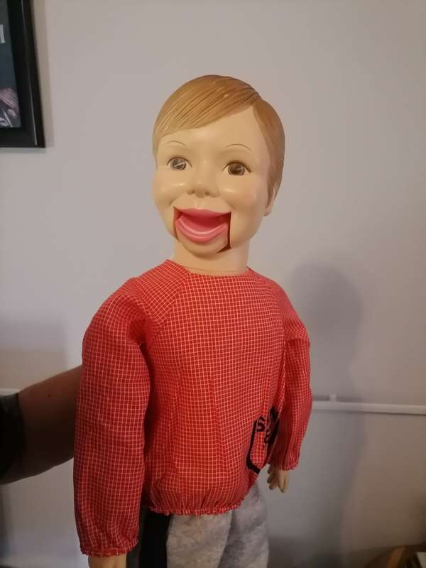VERY RARE - 1973 HORSMAN DOLLS SIMON SEZ PROFESSIONAL HAND PUPPET - AMAZING