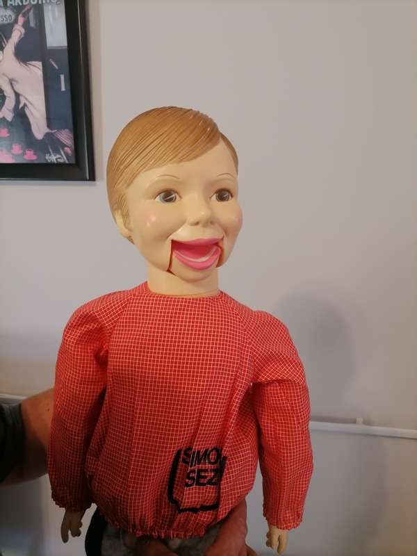VERY RARE - 1973 HORSMAN DOLLS SIMON SEZ PROFESSIONAL HAND PUPPET - AMAZING