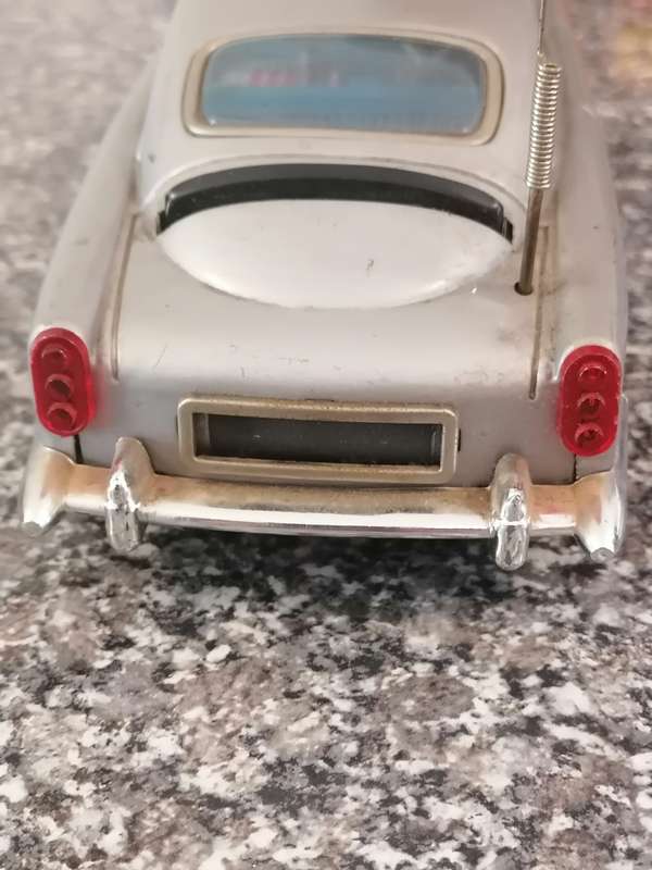 James bond Aston Martin DB5 Car vintage 1965 - Tin Toy - MADE IN JAPAN - 100% WORKING