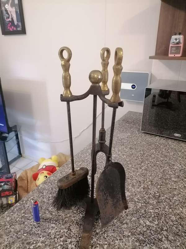 Fireplace Accessories TRIO 3 CAST IRON WOULD LAST A LIFE TIME
