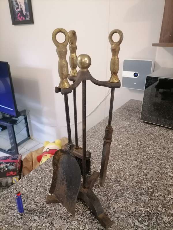 Fireplace Accessories TRIO 3 CAST IRON WOULD LAST A LIFE TIME