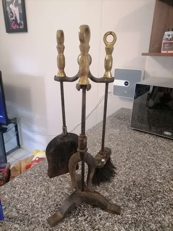 Fireplace Accessories TRIO 3 CAST IRON WOULD LAST A LIFE TIME