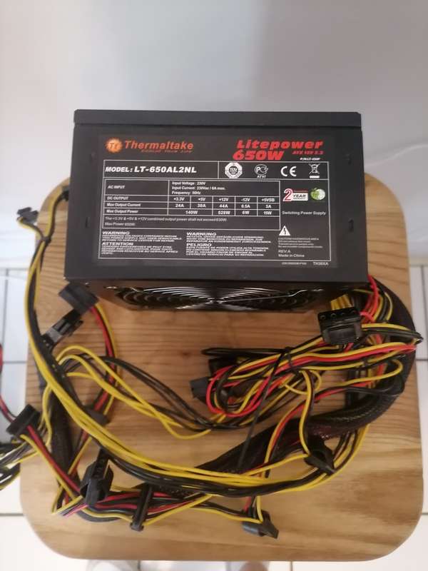 Thermaltake 650W Lite power Supply - LT-650AL2NL - TESTED